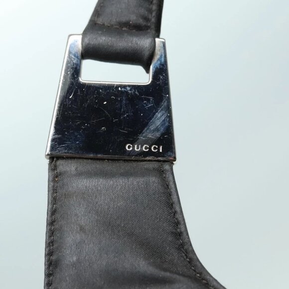 GUCCI Tote Bag Nylon Black Auth ti2101 - Picture 7 of 16